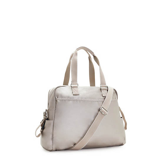 Kipling Alanna Metallic Diaper Bag Väska Beige | SE 1973QM